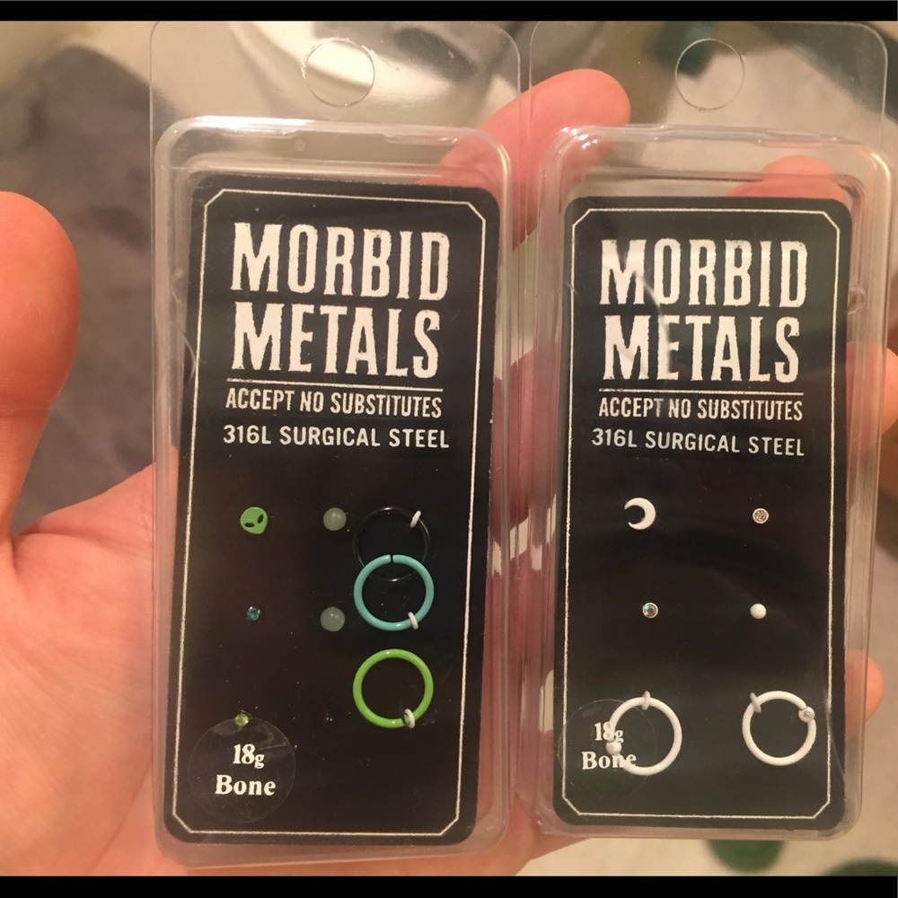 Morbid Metals Nose Surgical Steel Piercings
